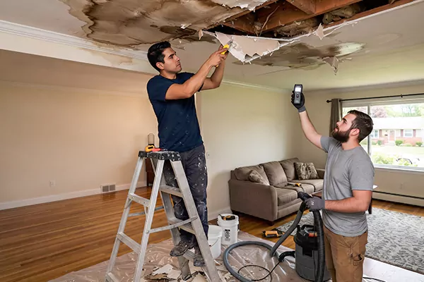 Ceiling Water Damage Restoration Yorba Linda
