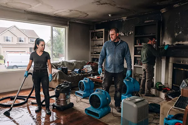 Smoke and Water Damage Restoration Yorba Linda
