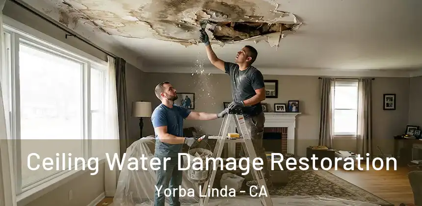 Ceiling Water Damage Restoration Yorba Linda - CA