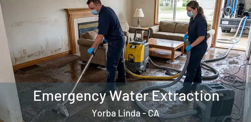 Emergency Water Extraction Yorba Linda - CA