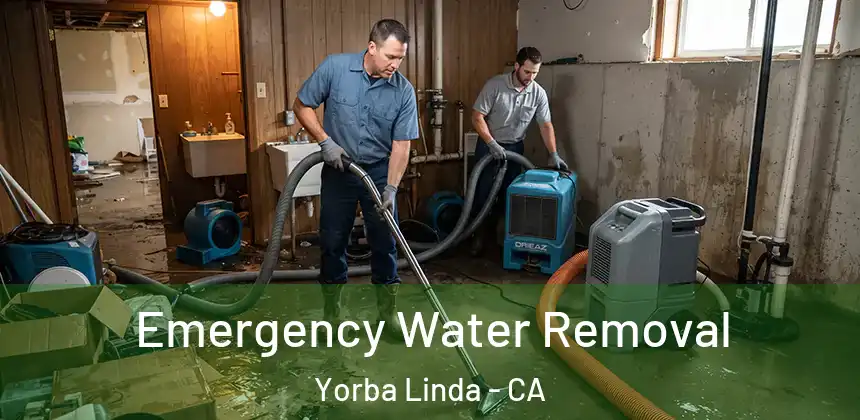  Emergency Water Removal Yorba Linda - CA