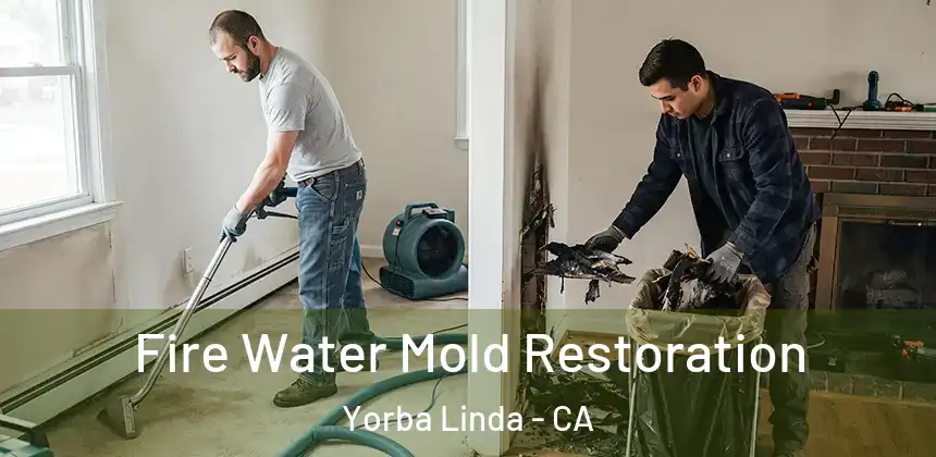 Fire Water Mold Restoration Yorba Linda - CA