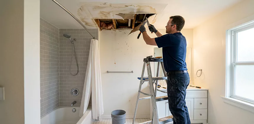 Bathroom Leak Ceiling Repair in Yorba Linda