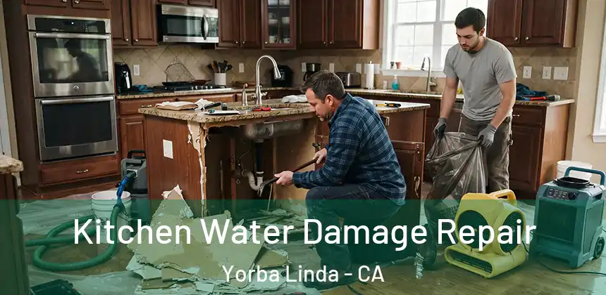 Kitchen Water Damage Repair Yorba Linda - CA