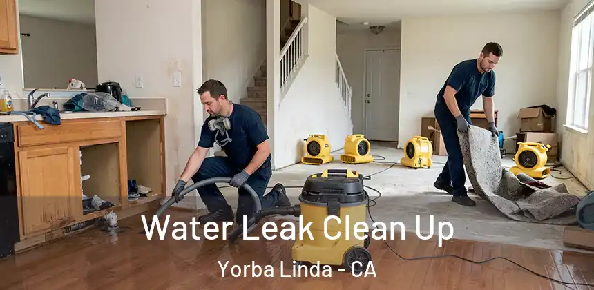 Water Leak Clean Up Yorba Linda - CA